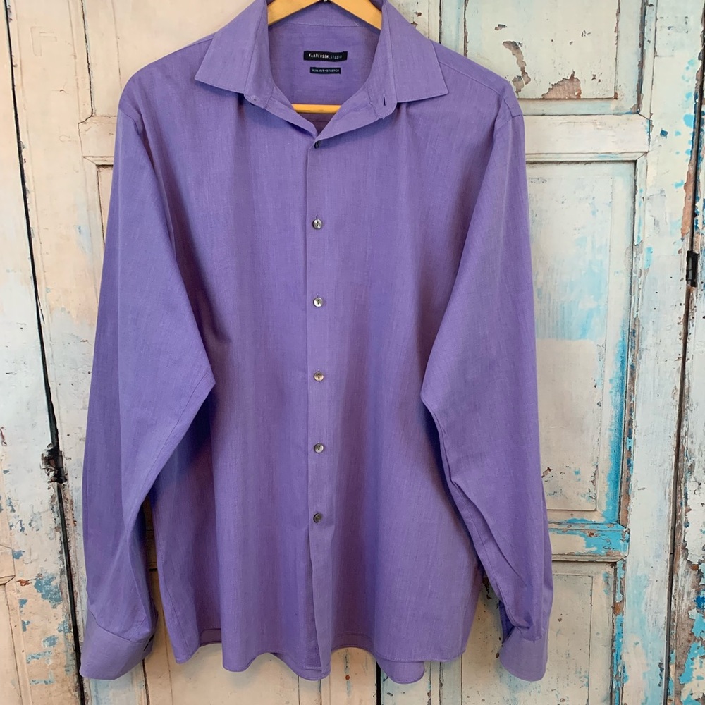 Van Heusen Studio XL Button Down Dress Shirt